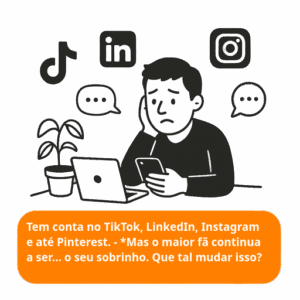 Estou em todas as redes… mas ninguém interage