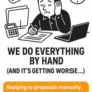 We do everything by hand (and worse and worse...)